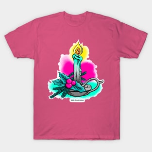 Christmas candle T-Shirt